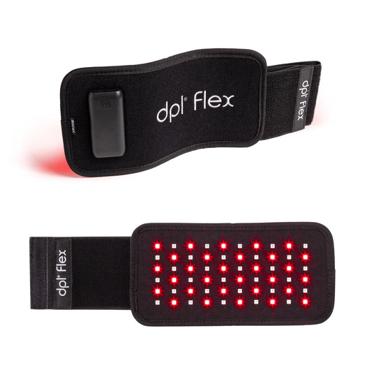 dpl Flex Pad, Infrared & Red Light Therapy for Body, Red Light Therapy Pad for Muscle Comfort, Relaxation & Circulation Support, Flexible Design for Legs, Body, and Back Pain
