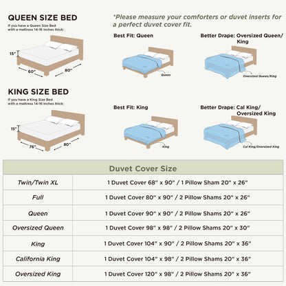 Bedsure Duvet Cover King Size - 3 Pieces Prewashed Cotton-Like Extra Soft Bedding Set, Includes 1 Duvet Cover 104x90 Inches with Zipper Closure & 2 Pillow Shams, Linen, Comforter Not Included