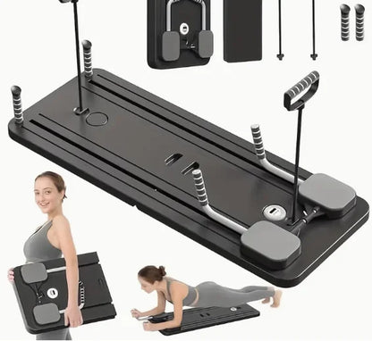 5-in-1, Pilates Sliding Board, Reformer Set, Multi-Purpose, Foldable
