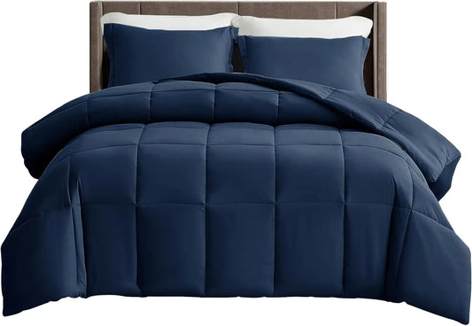 1Pc Bed Comforter, Down Alternative Box, Stitched Fluffy Comforter, Duvet Insert