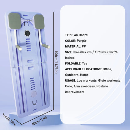 Adjustable Pilates Board, Ab & Push-up Workout Board- Yoga