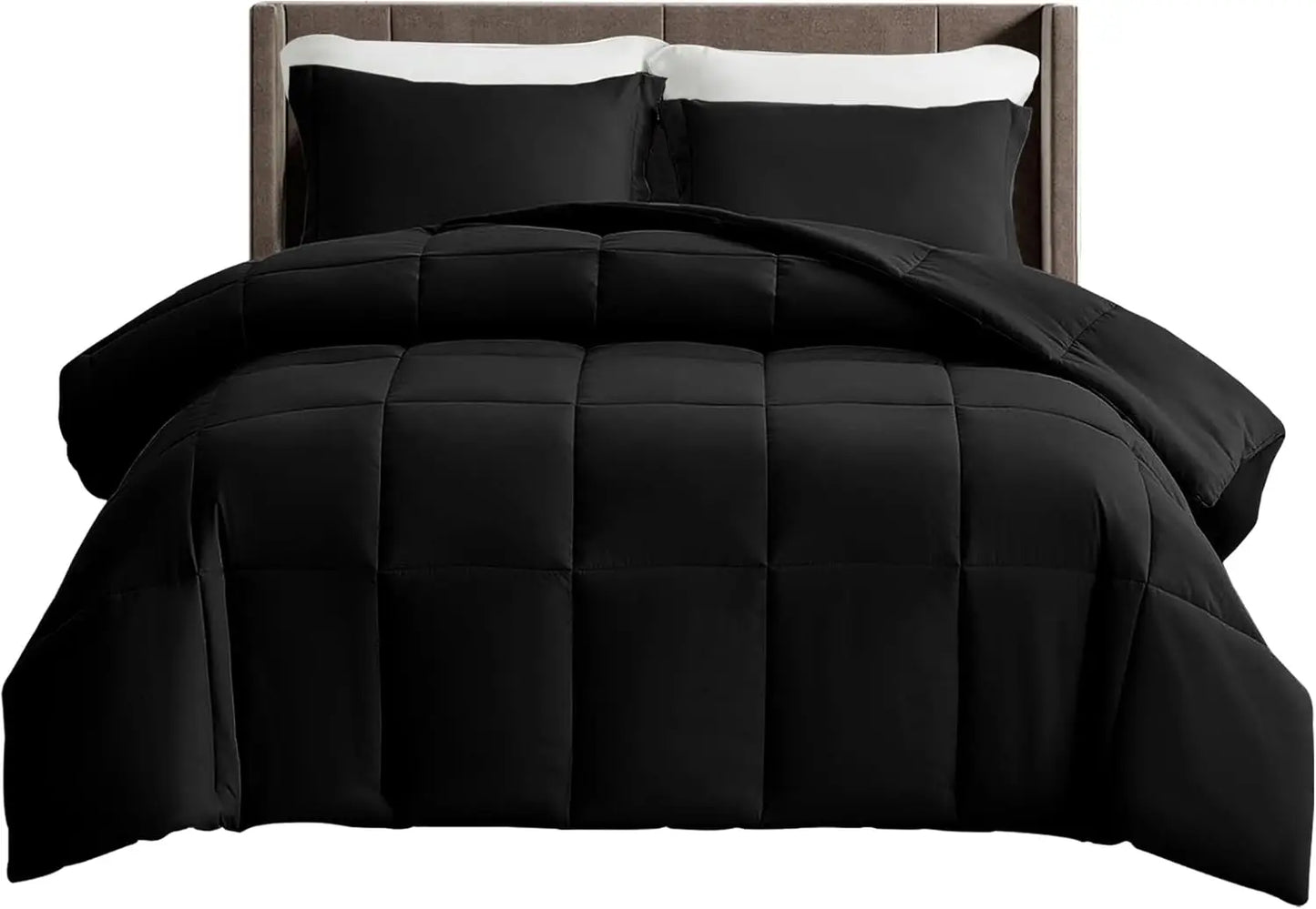 1Pc Bed Comforter, Down Alternative Box, Stitched Fluffy Comforter, Duvet Insert