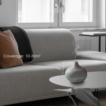 Ultrasonic Humidifier, Cool Mist, Aromatherapy Diffuser with Essential Oil Quiet, Electronics LED lights