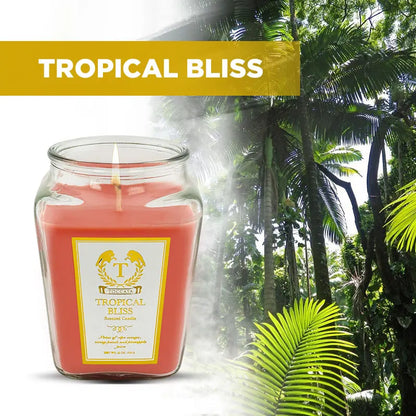 Scented Candles, long burn time, single wick