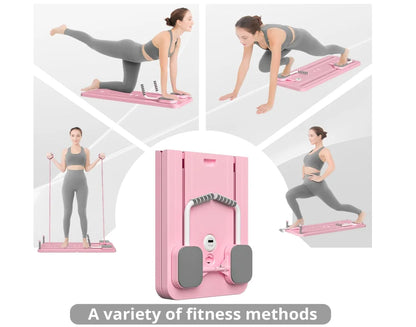 5-in-1, Pilates Sliding Board, Reformer Set, Multi-Purpose, Foldable