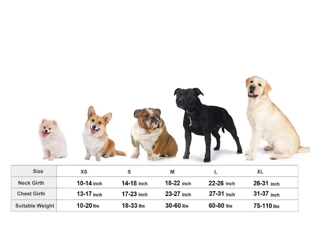 Dog Anxiety Vest/Jacket, XS-XL, Reflective