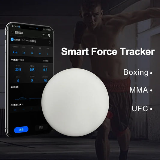 Smart Force Tracker, Punching Bag, Power Meter, Speed Test, Boxing Kick Sensor, Dynamometer