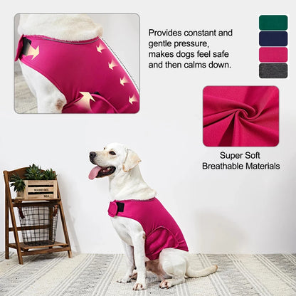 Dog Anxiety Vest/Jacket, XS-XL, Reflective