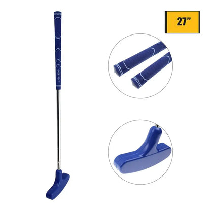 1 PC, Mini Golf Putters, Rubber Putter Head, Steel Shaft