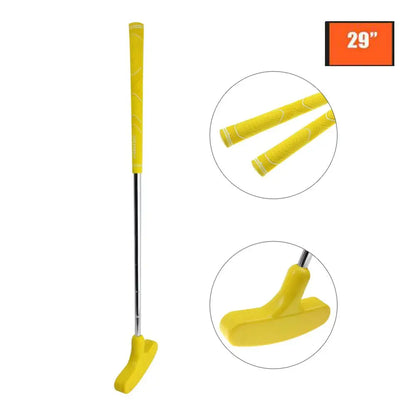 1 PC, Mini Golf Putters, Rubber Putter Head, Steel Shaft