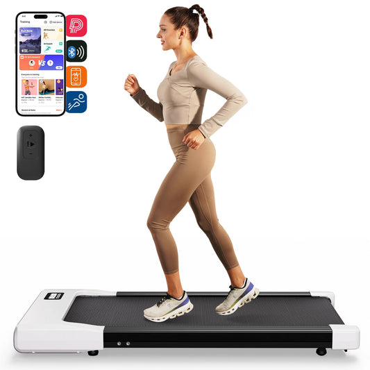 Walking Pad, Under Desk, Treadmill, Portable, Remote Control LED Display