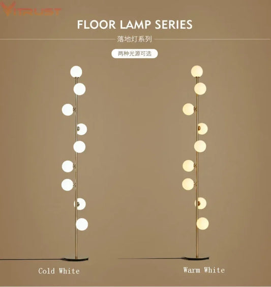 Creative Nordic Floor Lamp LED Standing Light Table Living Room Sitting Bedroom Lighting Fixture