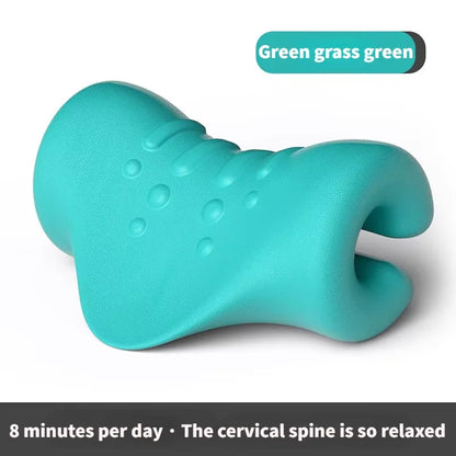 Neck/Shoulder Stretcher, Relaxer, Cervical Chiropractic Traction Device, Pillow, Muscle Pain Relief
