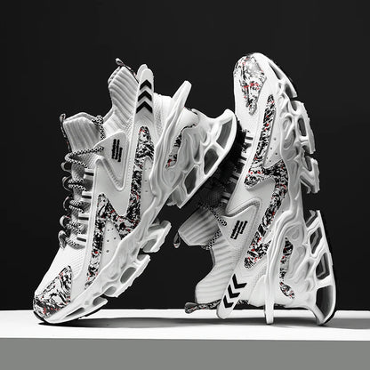 Men's Running Shoes, Non-Slip, Breathable, Mesh, Soft Sole, Casual Athletic Walking Shoes