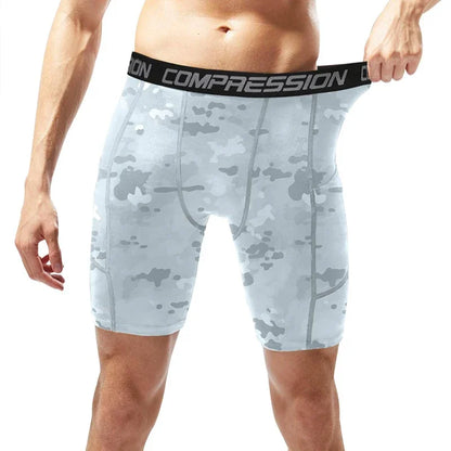 Men's Athletic Compression Shorts: Lightweight, Breathable & Quick-Drying for Running, Jogging, Walking, Trekking & Hiking