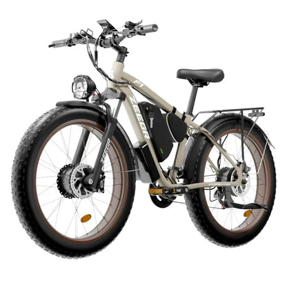 Electric Bicycle F1 2000 w Dual Motor 48v 22.4ah Battery Adult 26 inch Tire Hydraulic Brake