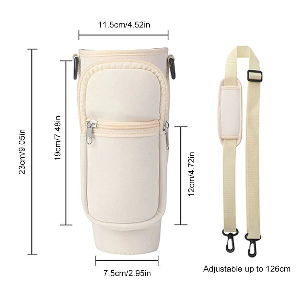 40oz Water Bottle Carrier Bag For Stanley Quencher, Adjustable Shoulder Strap, Non-slip, Insulated
