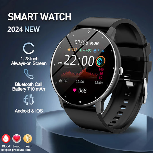 Smart Watch Women/Men Full Touch Screen, Bluetooth, Call, Waterproof, GPS, Sports Fitness Tracker