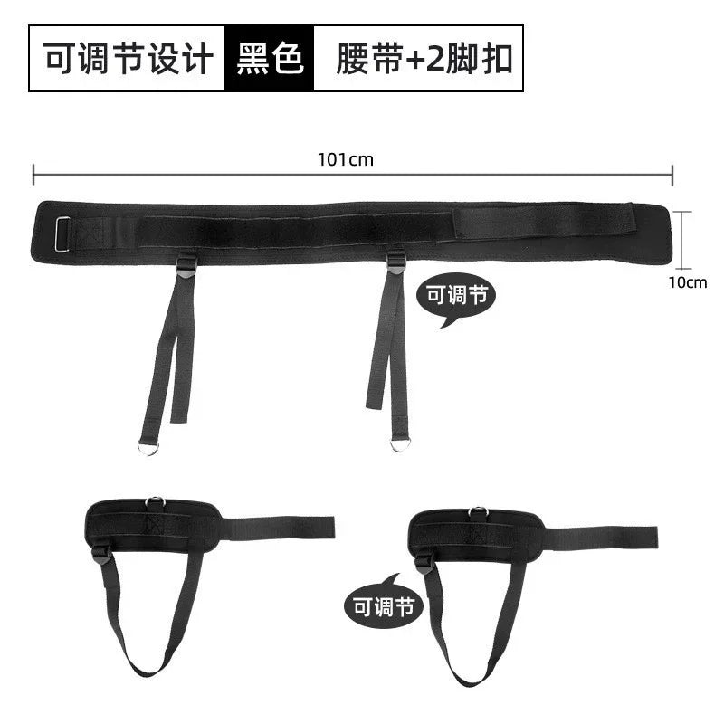 Bounce Trainer Jumping Power Resistance Bands Exercise Bands Adjustable Waist Strap Trainer for Agility Resistance Training