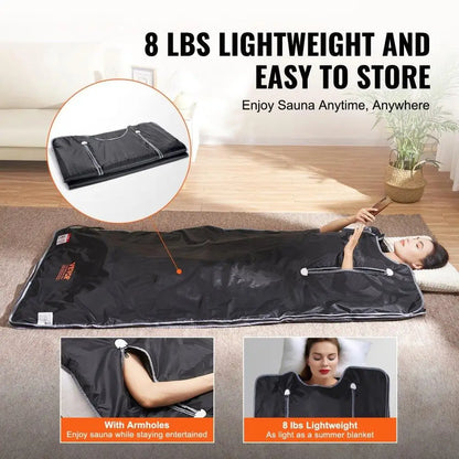 Portable Sauna Blanket Detox, Infrared, Carbon Fiber Heating
