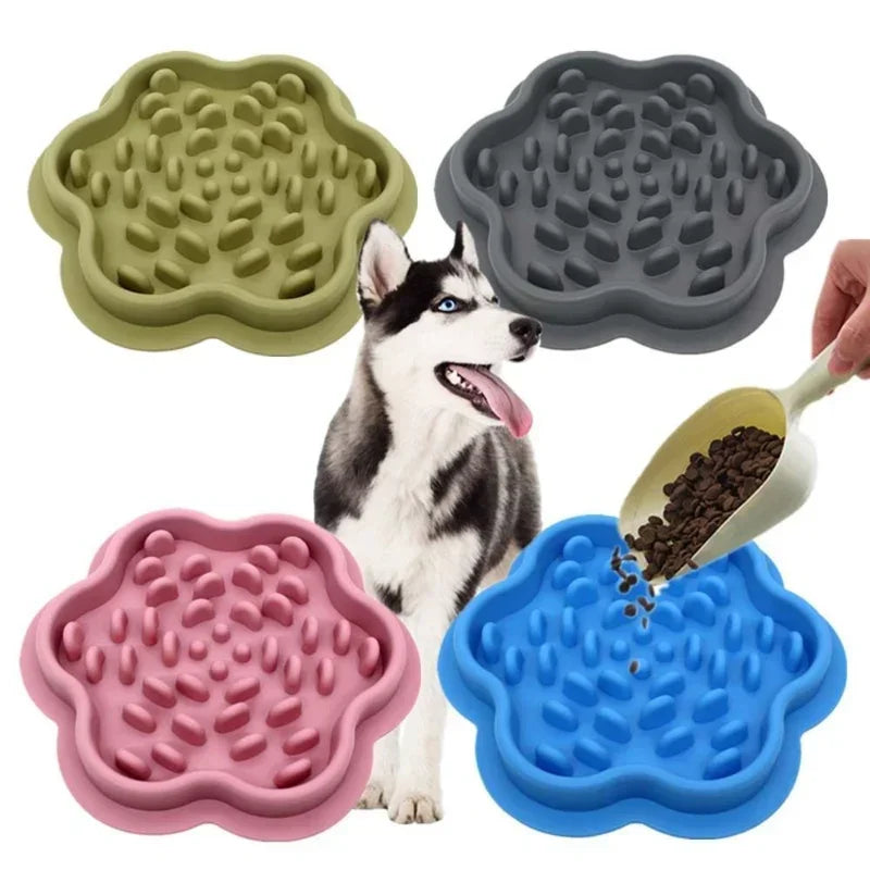 Cat/Dog Silicone Licking Pad,  Slow Food Feeding Bowl, Non-slip Placemat