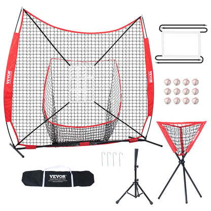Baseball/Softball Practice Net, Portable, Hitting/Catching/Pitching, Backstop Equipment