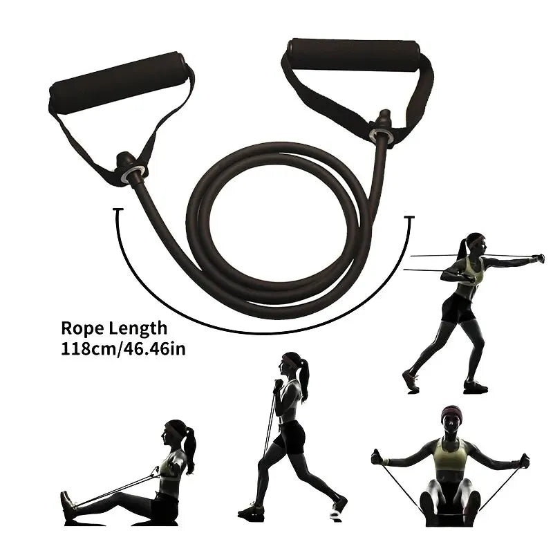 Resistance Bands With Handles, Exercise Bands For Men/Women, Strength Training Equipment At Home