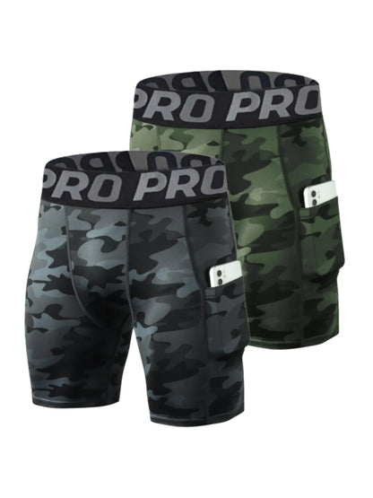 Compression Shorts Men Training Tights Gym Fitness Leggings