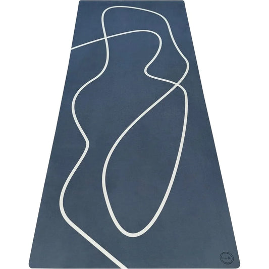 Home Exercise Rug, Extra Thick Yoga Mat, Non-Slip Suede Surface and Natural Rubber Base