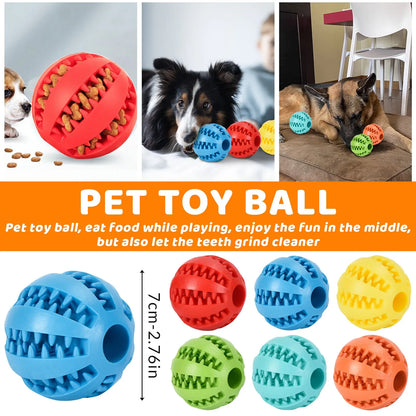 Pet Teeth Cleaning Prick Ball  Decompression Elastic Rubber Ball