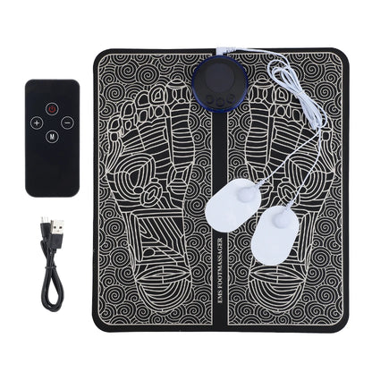 Rechargeable Electric Foot Massager Pad, Electro stimulator