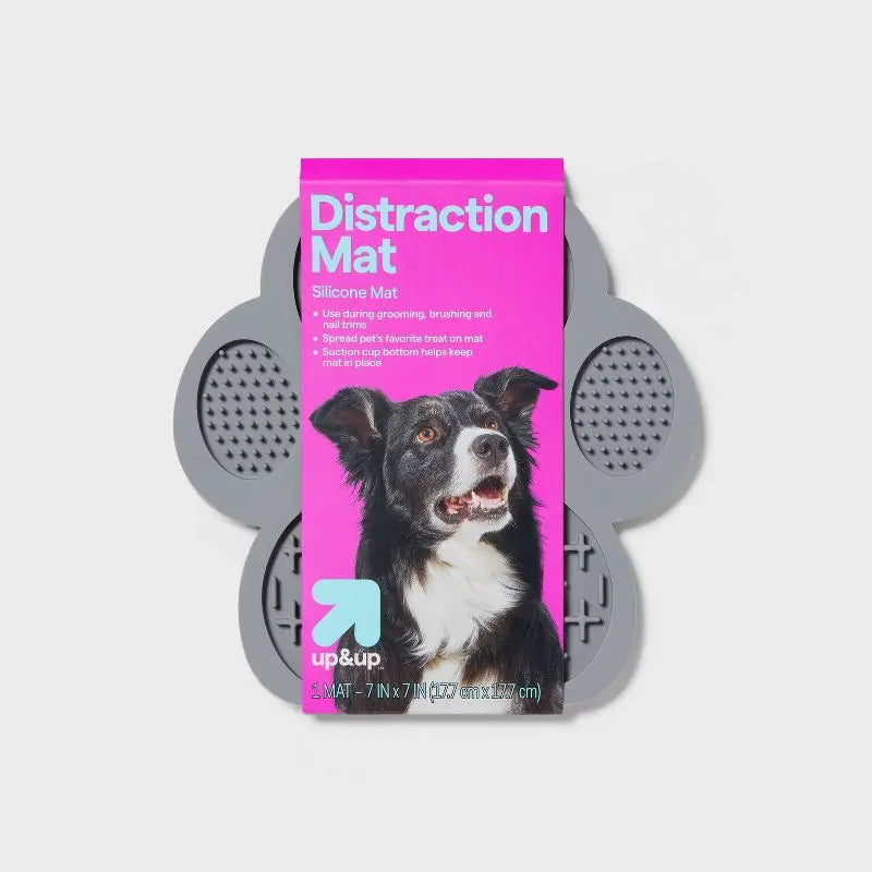 Silicone Lick Mat for, Dogs & Cats, Distraction Feeding Pad, Suction Cups, Dishwasher Safe