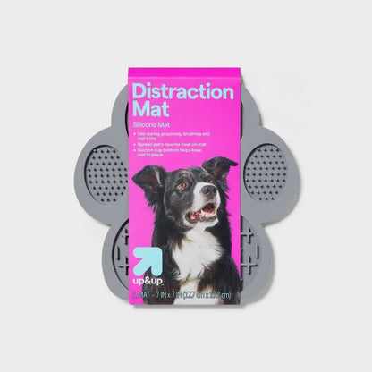 Silicone Lick Mat for, Dogs & Cats, Distraction Feeding Pad, Suction Cups, Dishwasher Safe