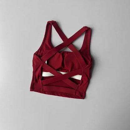 Seamless Sports Bra Sexy Yoga Fitness Top Sports Running Underwear Push-Up Bra Sportswear