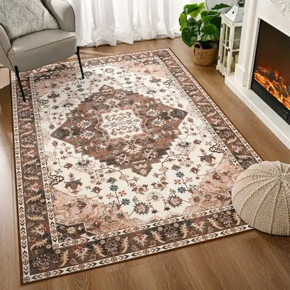 Soft Boho Rug for Living Room, Bedroom, Persian Area Vintage Rugs