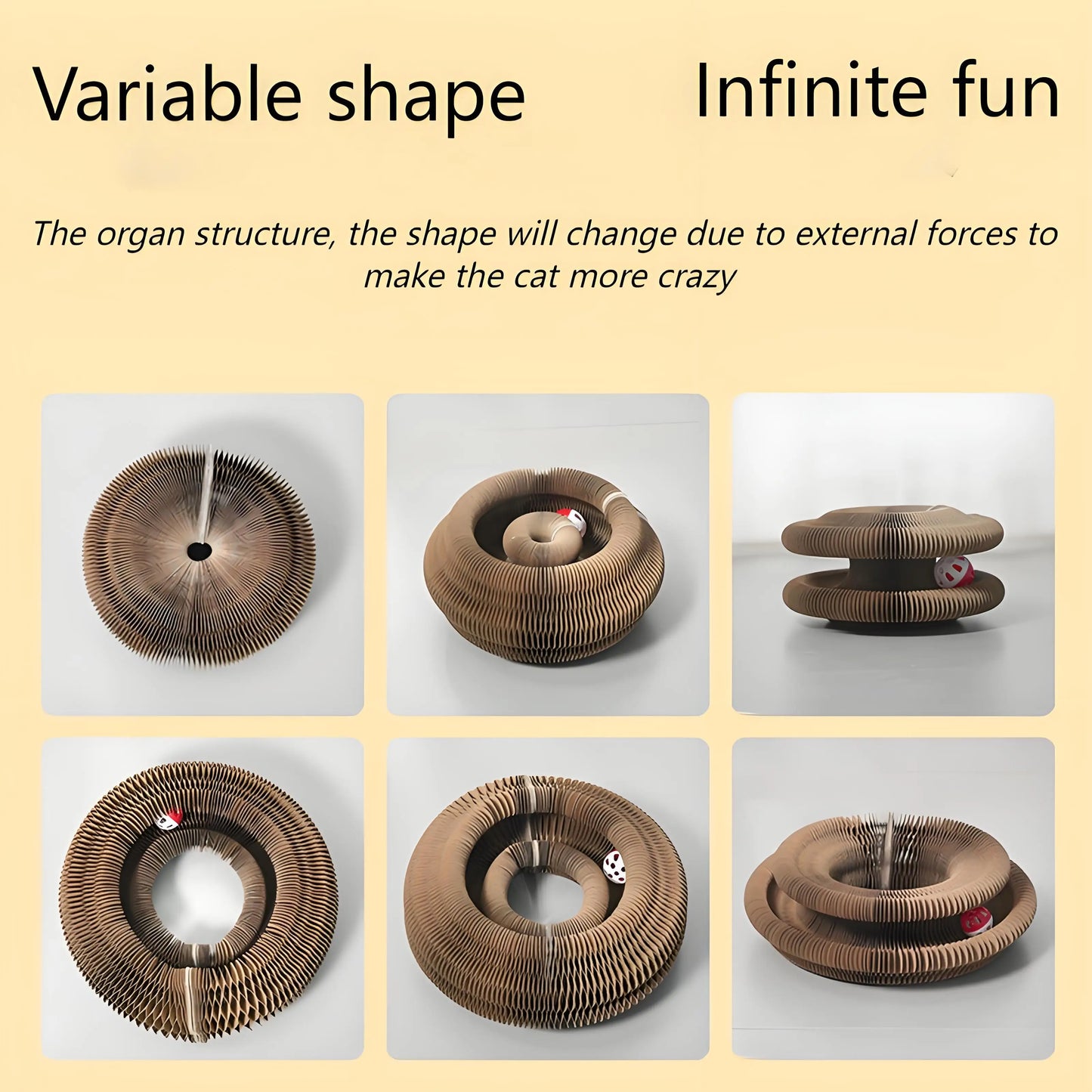 Cat Scratcher Board, Round Corrugated Post, Grinding Claw Accessories