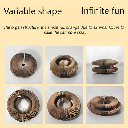 Cat Scratcher Board, Round Corrugated Post, Grinding Claw Accessories