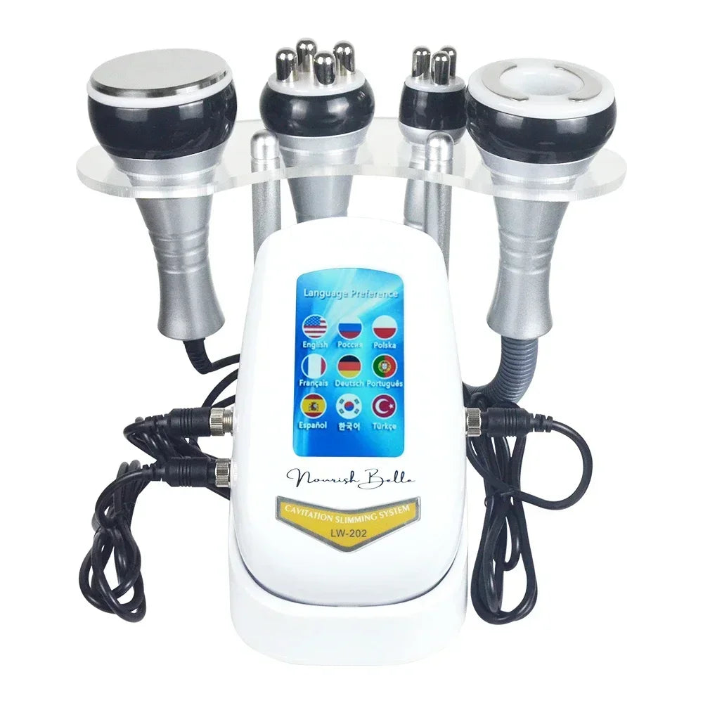 4-IN-1 Cavitation Body Slimming Machine, Beauty Massager, Skin Tighten, Face Lifting