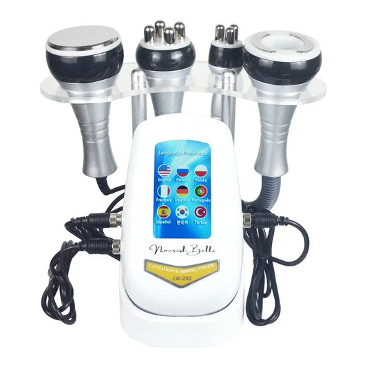 4-IN-1 Cavitation Body Slimming Machine, Beauty Massager, Skin Tighten, Face Lifting