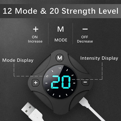 Muscle Stimulator, EMS Abdominal Belt Trainer, LCD Display, Body Slimming ,Belly