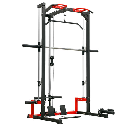 Soozier Smith Machine, Multi-Function Power Cage, Lat Pull Down System