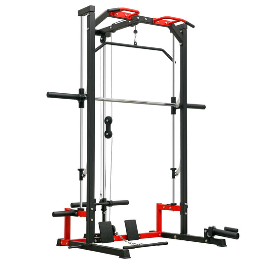 Soozier Smith Machine, Multi-Function Power Cage, Lat Pull Down System