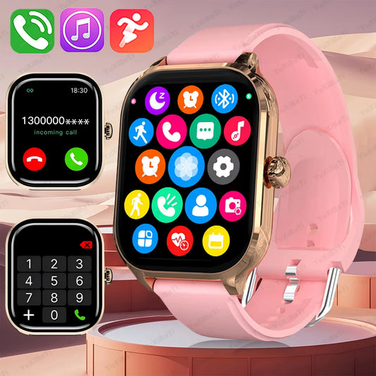 Smart Watch Men/Women Heart Rate Monitor, Sports Fitness, Waterproof, Voice Call  for Android IOS