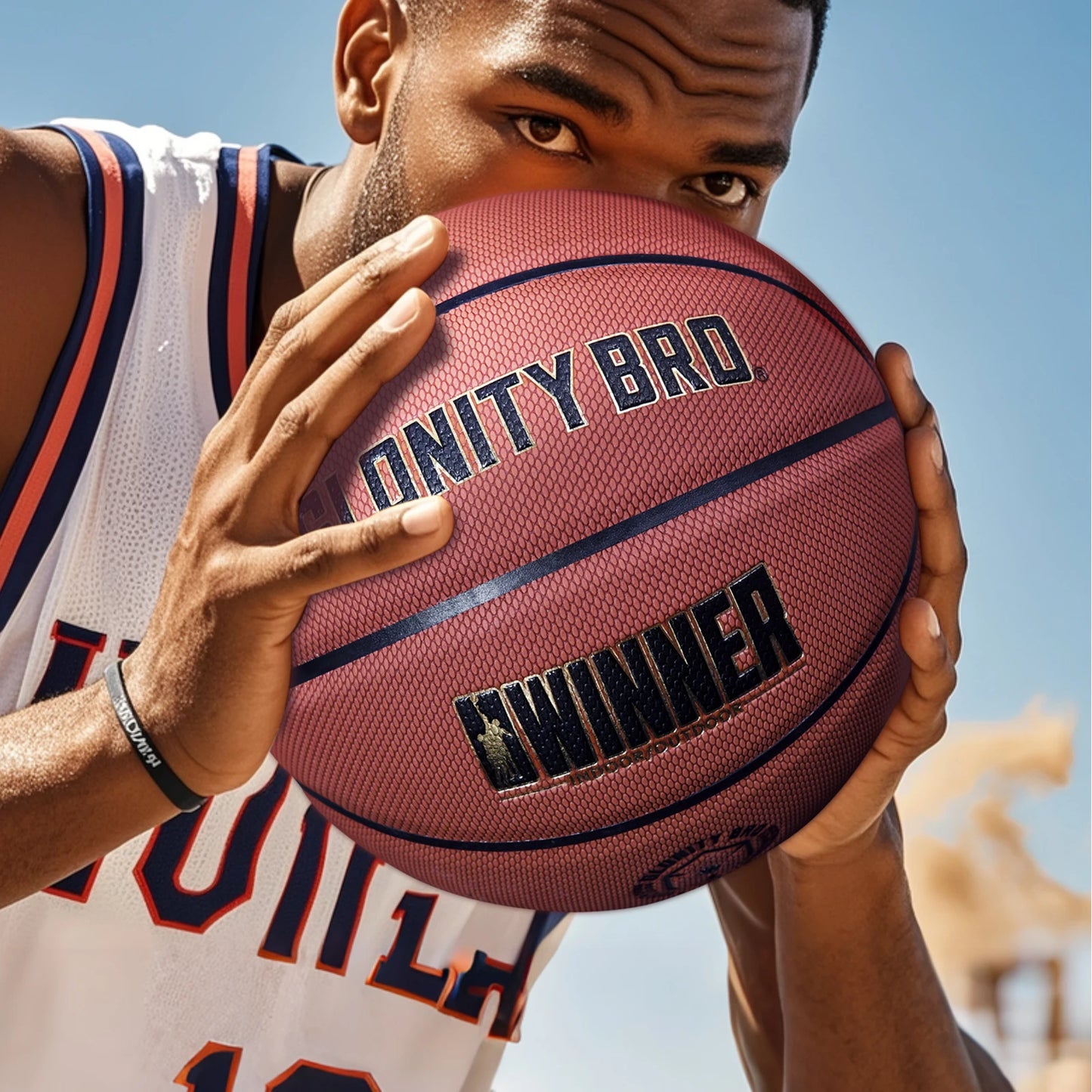 Basketball Non-Slip Standard Size 7/6/5, Soft Wear Resistant, PU Leather, Outdoor/Indoor