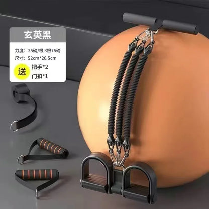 Pedal Tension Rope Back Abdominal Waist Strength Training Pull Rope Gym Equipment Hand expander