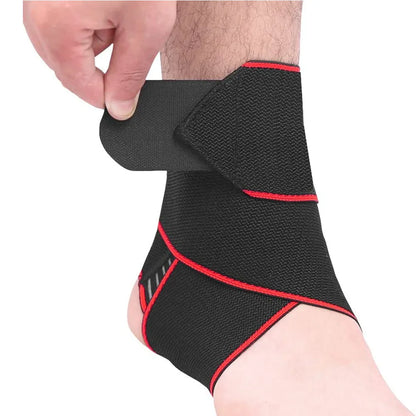 1Pc Ankle Brace, Support Wraps, Adjustable, Compression Antiskid Straps