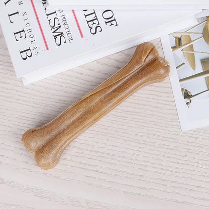8 Inch Teeth Clean Stick Non-Toxic Pet Chew Bone Anti-bite Leather for Small Medium Large Dog