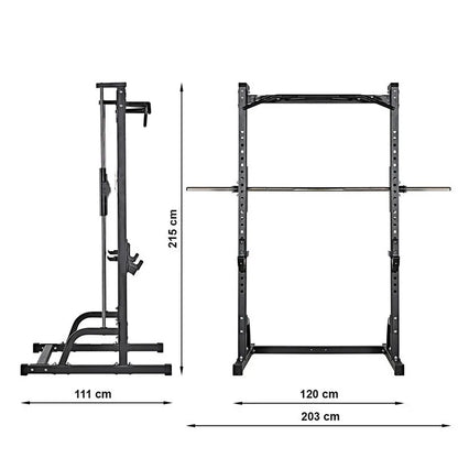 Fitness Equipment, Half Frame, Pull-Up ,Barbell, Squat Stand, Multifunctional