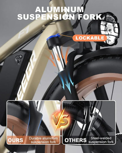 Electric Bicycle F1 2000 w Dual Motor 48v 22.4ah Battery Adult 26 inch Tire Hydraulic Brake