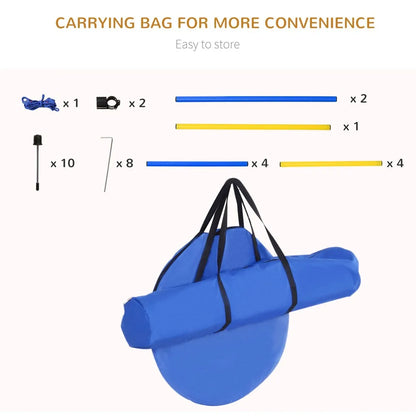 Dog Agility Training Kit, Obstacle Course, Tunnel, Toy Balls, Storage Bag